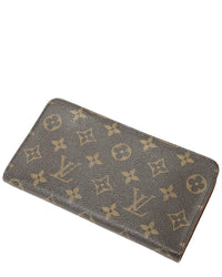 Louis Vuitton Louis Vuitton Brown Monogram Canvas Porte-Monnaie Zip (Authentic Pre-Loved)