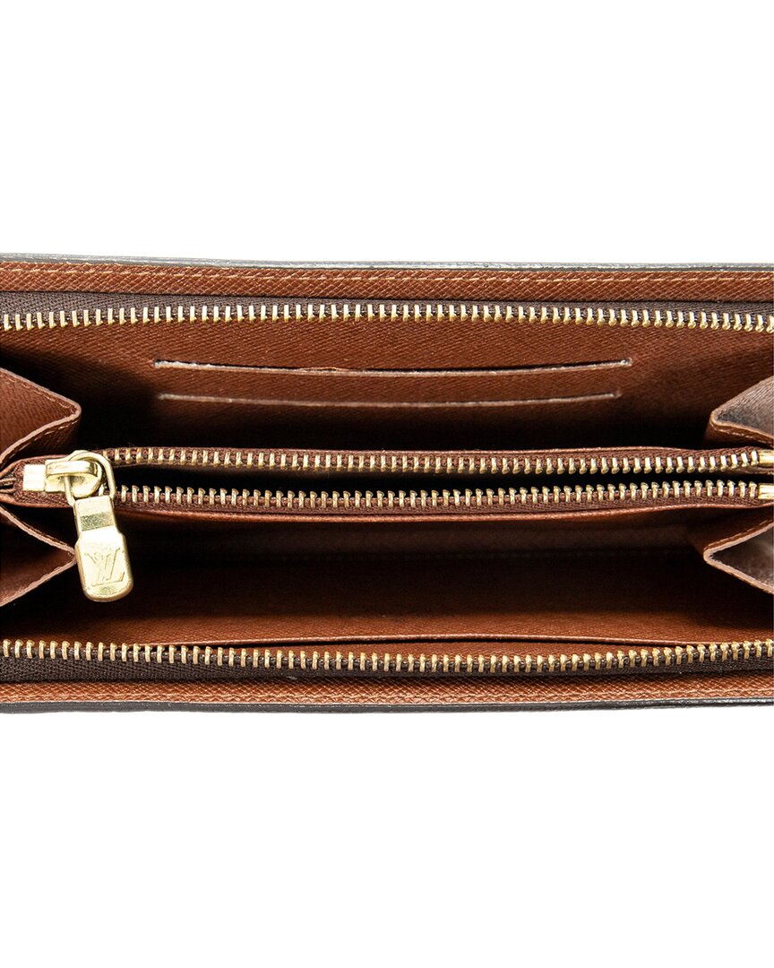Louis Vuitton Louis Vuitton Brown Monogram Canvas Porte-Monnaie Zip (Authentic Pre-Loved)