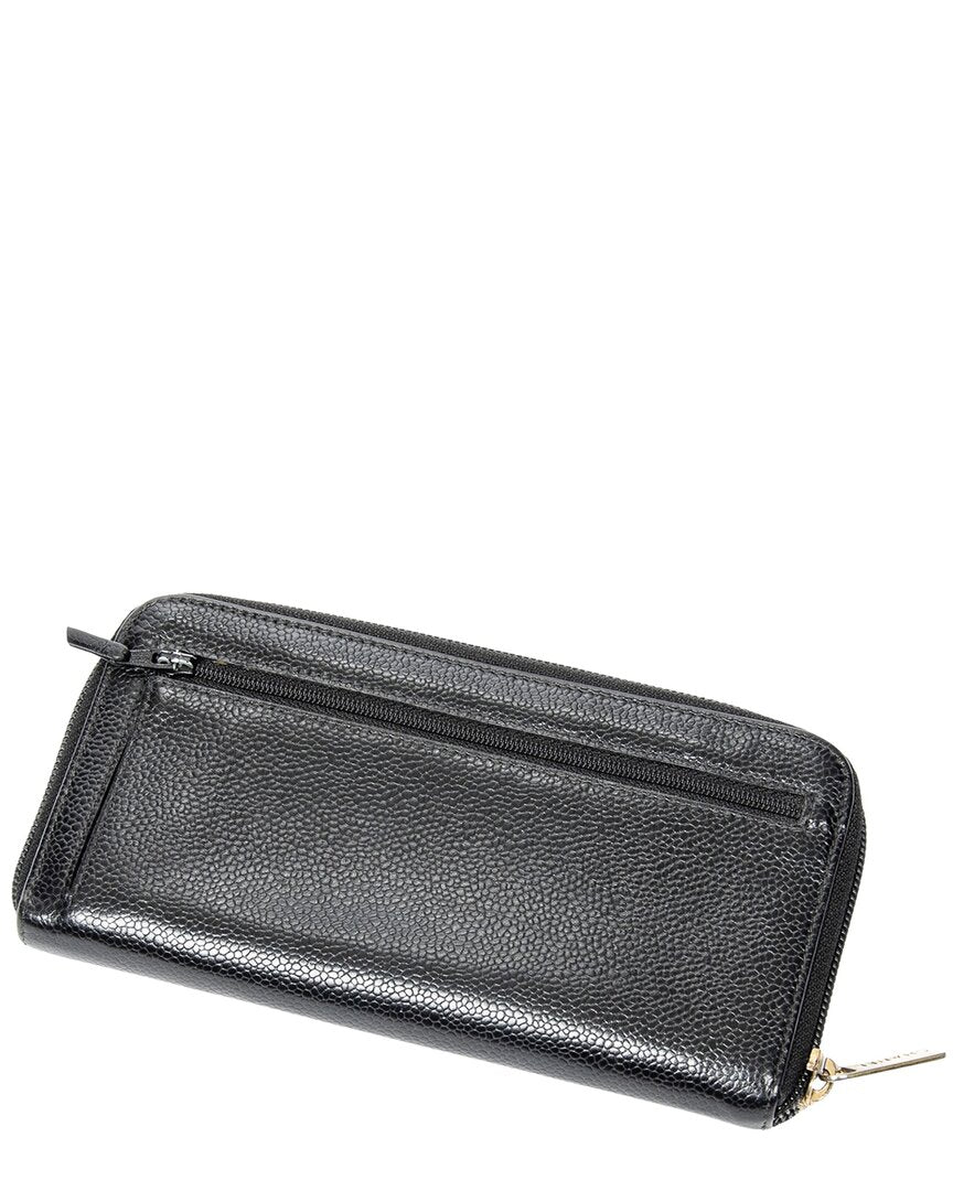 Chanel Chanel Black Caviar Leather Timeless Zip Around Wallet (Authentic Pre-Loved)