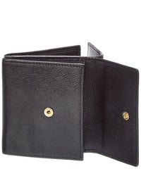Chanel Chanel Black Leather Compact Wallet (Authentic Pre-Loved)