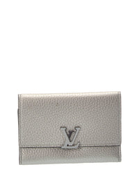 Louis Vuitton Louis Vuitton Capucines Leather Compact Wallet (Authentic Pre-
