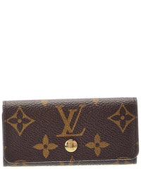 Louis Vuitton Louis Vuitton Leather Key Holder (Authentic Pre-Loved)