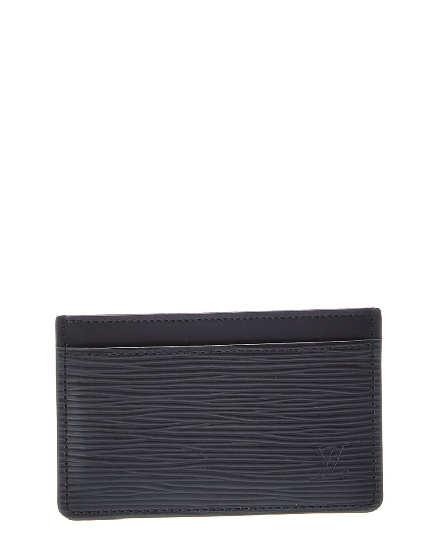 Louis Vuitton Louis Vuitton Porte Carte Leather Wallet (Authentic Pre-Loved)