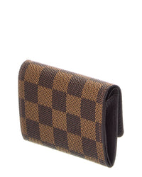 Louis Vuitton Louis Vuitton Louis Vuitton Porte-Monnaie Plat Canvas Coin Purse (Authentic