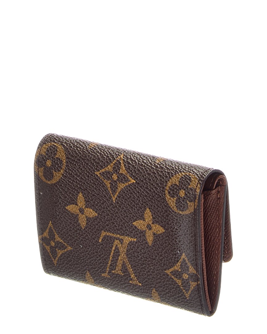 Louis Vuitton Louis Vuitton Louis Vuitton Porte-Monnaie Plat Canvas Coin Purse (Authentic