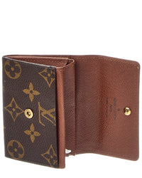 Louis Vuitton Louis Vuitton Louis Vuitton Porte-Monnaie Plat Canvas Coin Purse (Authentic