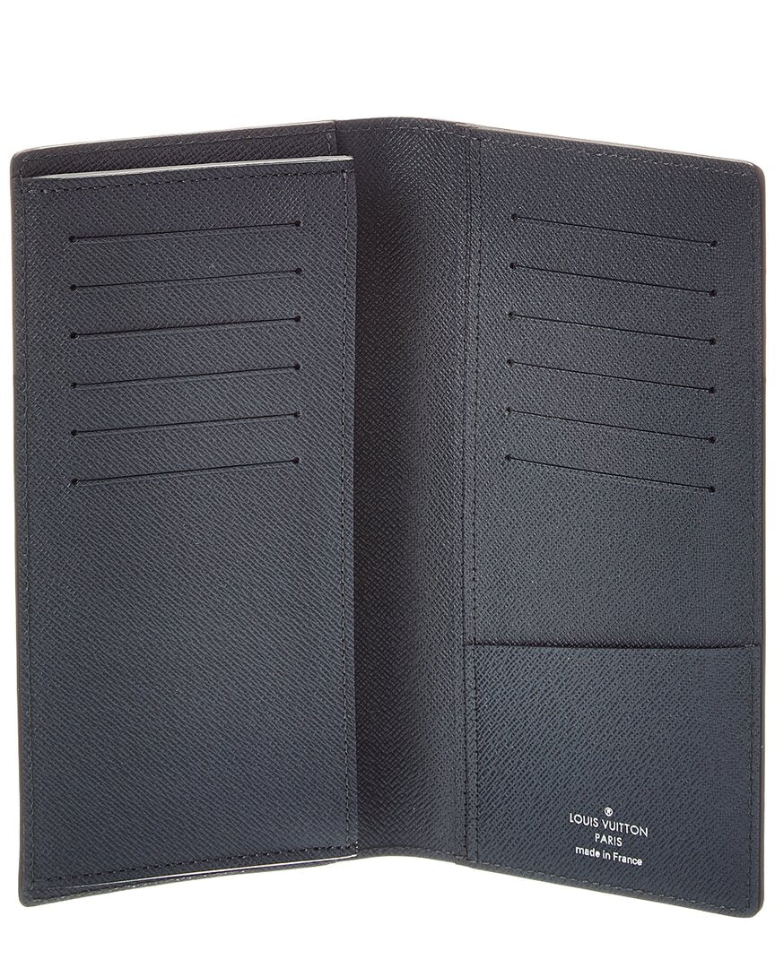 Louis Vuitton Louis Vuitton Blue Marine Epi Leather Brazza Wallet (Authentic Pre-Loved)