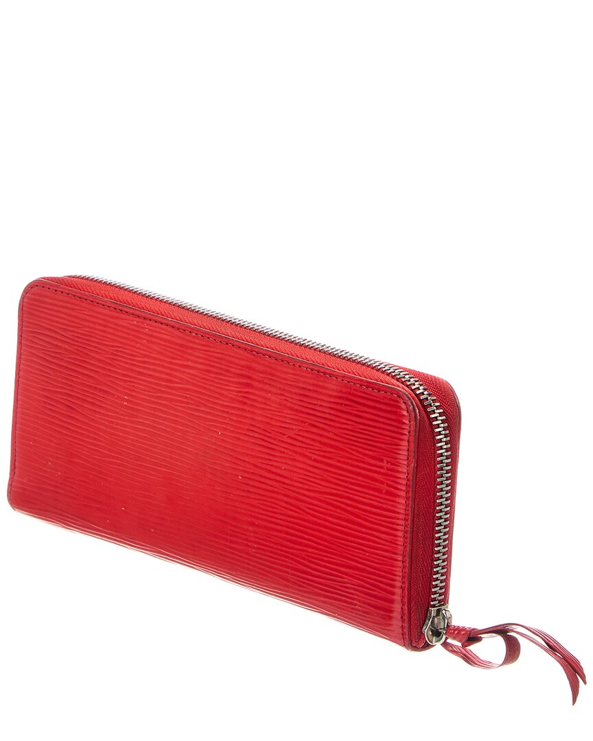Louis Vuitton Louis Vuitton Rouge Epi Leather Zippy Wallet (Authentic Pre-Loved)