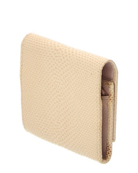 Gucci Gucci White Lizard Gg Card Case (Authentic Pre-Loved)