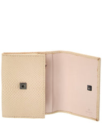 Gucci Gucci White Lizard Gg Card Case (Authentic Pre-Loved)