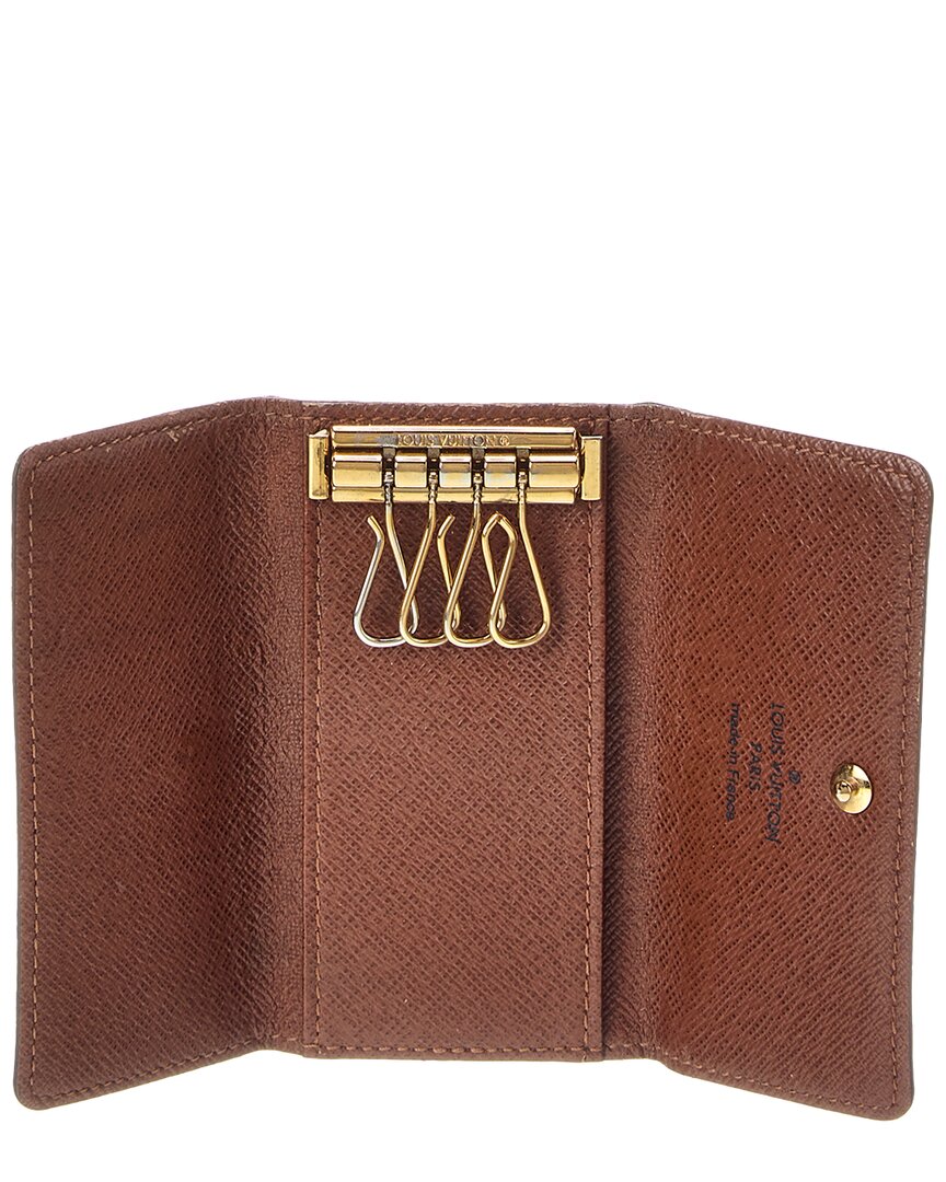 Louis Vuitton Louis Vuitton Brown Monogram Coated Canvas 4 Key Multicles Holder (Authentic