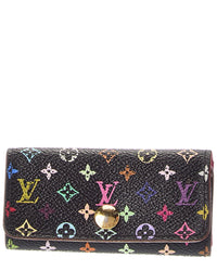 Louis Vuitton Black Grenade Monogram Multicolor Coated Canvas Keyholder