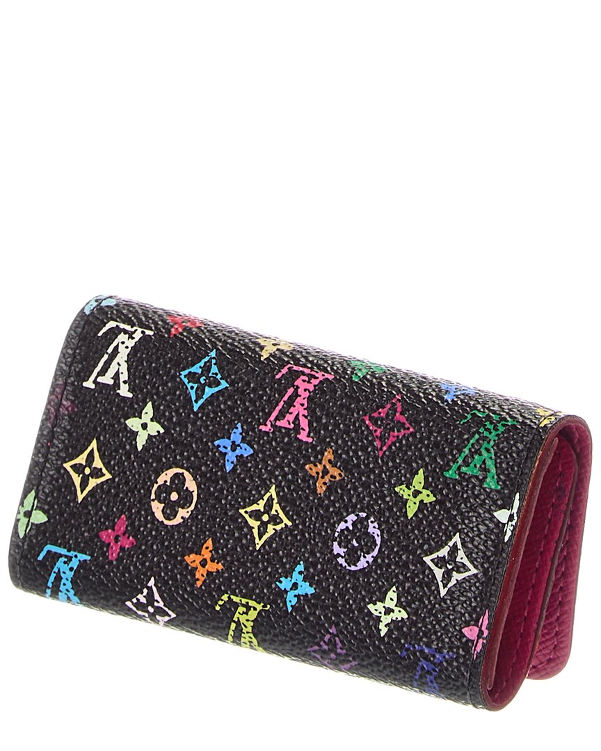 Louis Vuitton Black Grenade Monogram Multicolor Coated Canvas Keyholder