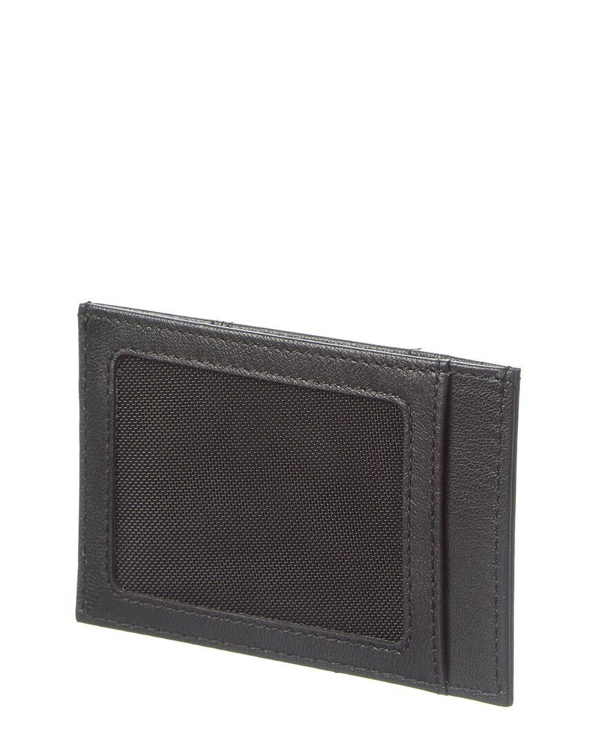 Hugo Boss New Crosstown Leather & Mesh Card Case