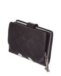 Chanel Chanel Black Quilted Leather Cambon Wallet (Authentic Pre-Loved)
