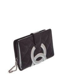 Chanel Chanel Black Quilted Leather Cambon Wallet (Authentic Pre-Loved)