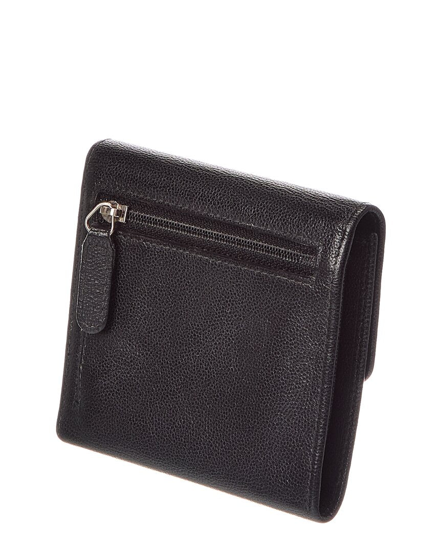 Chanel Chanel Black Leather Wallet (Authentic Pre-Loved)