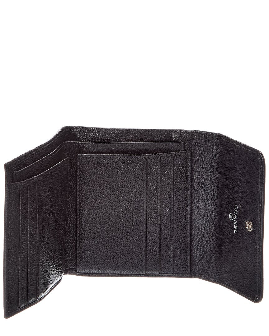 Chanel Chanel Black Leather Wallet (Authentic Pre-Loved)