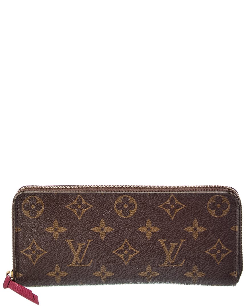 Louis Vuitton Louis Vuitton Brown Monogram Coated Canvas Clemence Wallet (Authentic Pre-