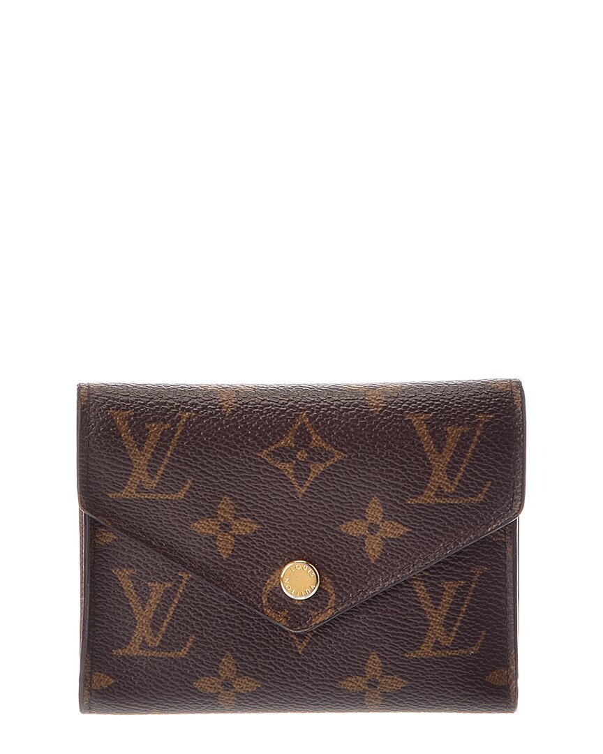 Louis Vuitton Louis Vuitton Brown Monogram Coated Canvas Victorine Wallet (Authentic