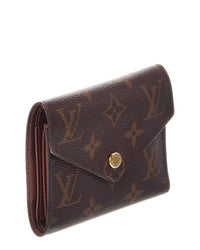 Louis Vuitton Louis Vuitton Brown Monogram Coated Canvas Victorine Wallet (Authentic