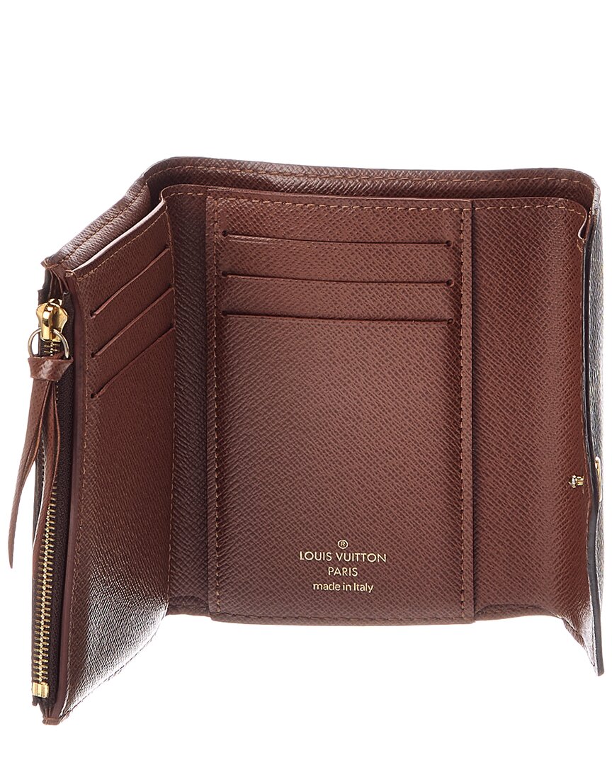 Louis Vuitton Louis Vuitton Brown Monogram Coated Canvas Victorine Wallet (Authentic