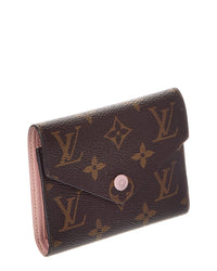 Louis Vuitton Louis Vuitton Brown Monogram Coated Canvas Victorine Wallet (Authentic