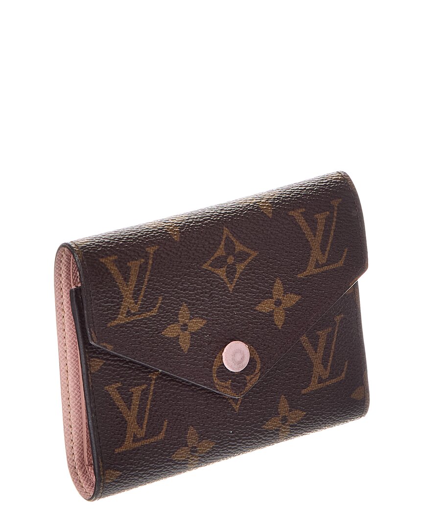 Louis Vuitton Louis Vuitton Brown Monogram Coated Canvas Victorine Wallet (Authentic