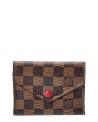 Louis Vuitton Louis Vuitton Brown Monogram Coated Canvas Victorine Wallet (Authentic Pre-