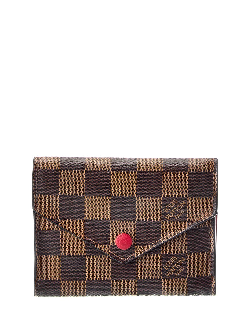 Louis Vuitton Louis Vuitton Brown Monogram Coated Canvas Victorine Wallet (Authentic Pre-