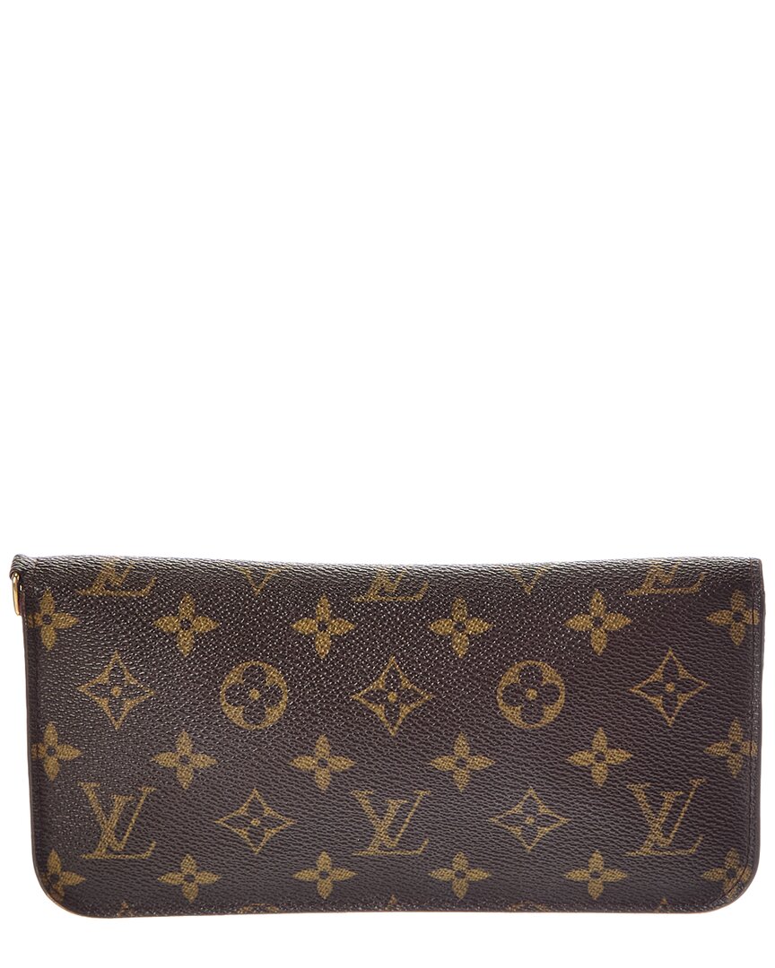 Louis Vuitton Louis Vuitton Brown Monogram Coated Canvas Insolite Wallet M 61989 (Authentic
