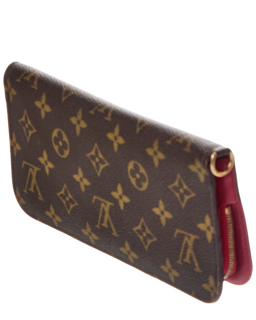 Louis Vuitton Louis Vuitton Brown Monogram Coated Canvas Insolite Wallet M 61989 (Authentic