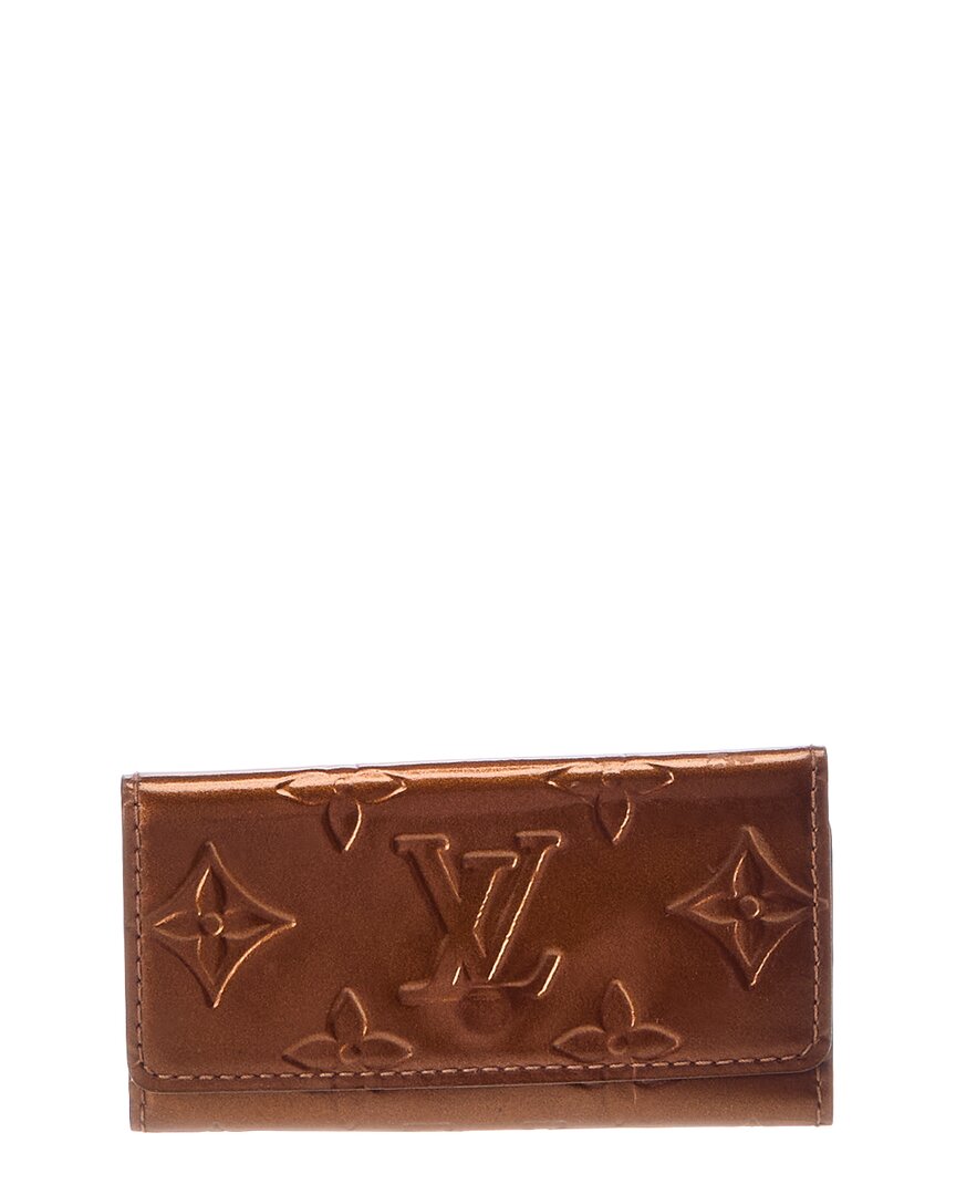 Louis Vuitton Louis Vuitton Brown Leather Lacquer Key Holder (Authentic Pre-Loved)