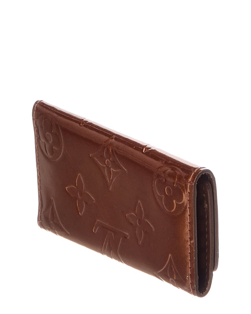 Louis Vuitton Louis Vuitton Brown Leather Lacquer Key Holder (Authentic Pre-Loved)