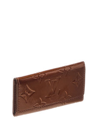 Louis Vuitton Louis Vuitton Brown Leather Lacquer Key Holder (Authentic Pre-Loved)
