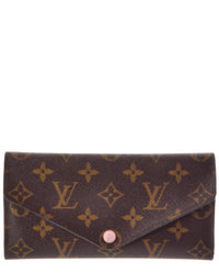 Louis Vuitton Louis Vuitton Brown Monogram Coated Canvas Portefeuille Josephine Trifold Long