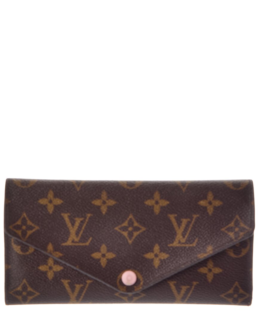 Louis Vuitton Louis Vuitton Brown Monogram Coated Canvas Portefeuille Josephine Trifold Long