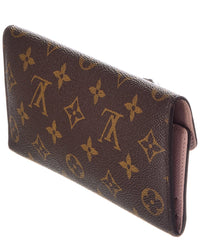 Louis Vuitton Louis Vuitton Brown Monogram Coated Canvas Portefeuille Josephine Trifold Long