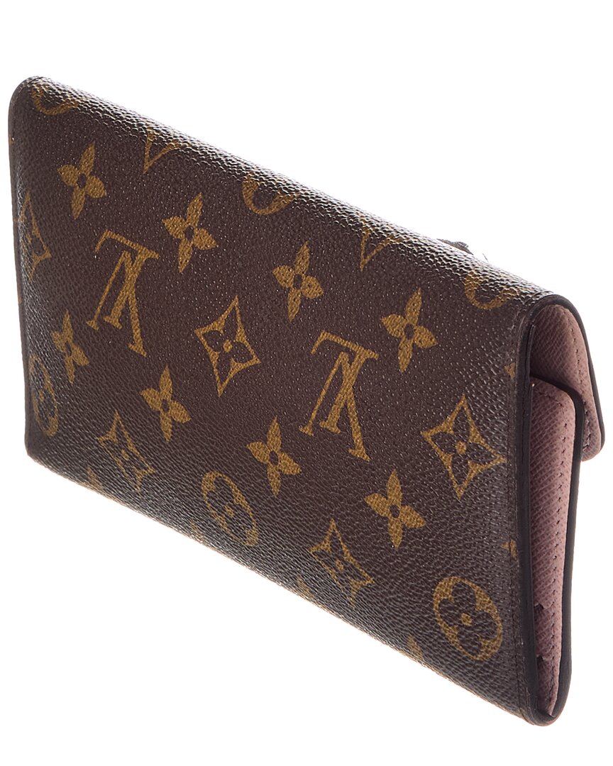 Louis Vuitton Louis Vuitton Brown Monogram Coated Canvas Portefeuille Josephine Trifold Long