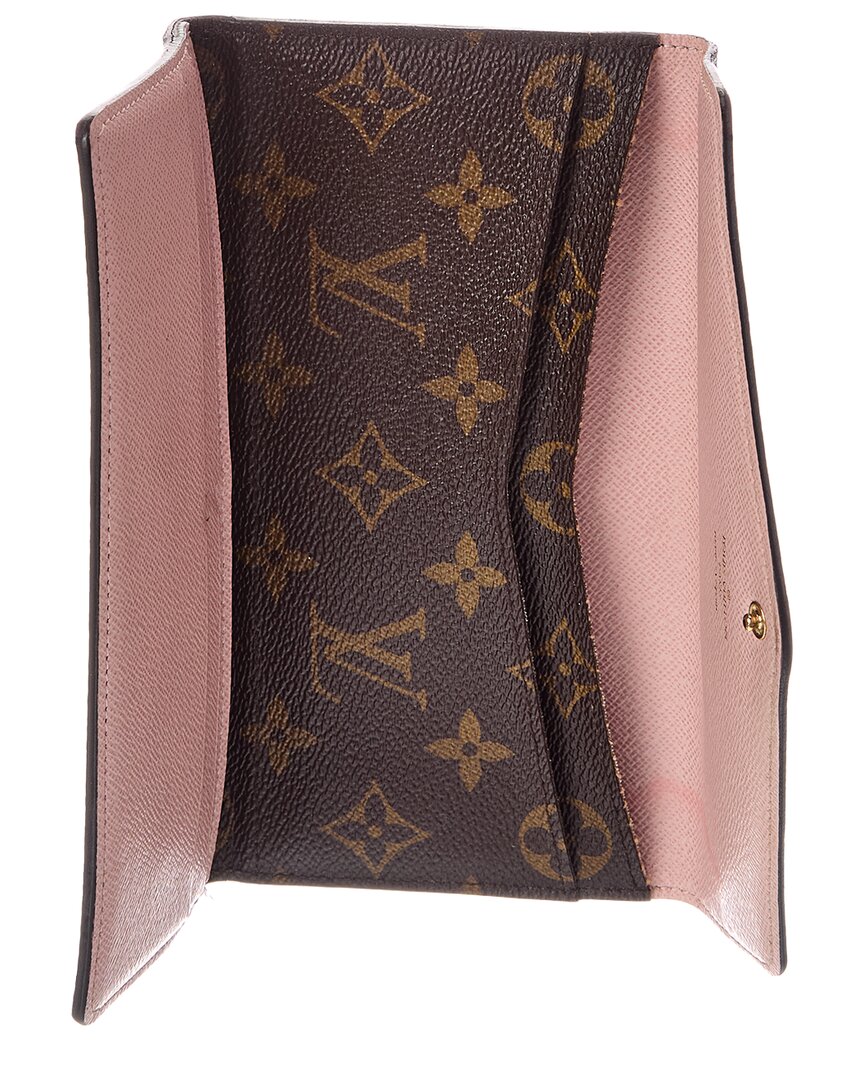 Louis Vuitton Louis Vuitton Brown Monogram Coated Canvas Portefeuille Josephine Trifold Long