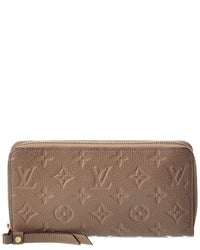 Louis Vuitton Louis Vuitton Beige Empreinte Leather Zippy Wallet Nm (Authentic Pre-Loved)