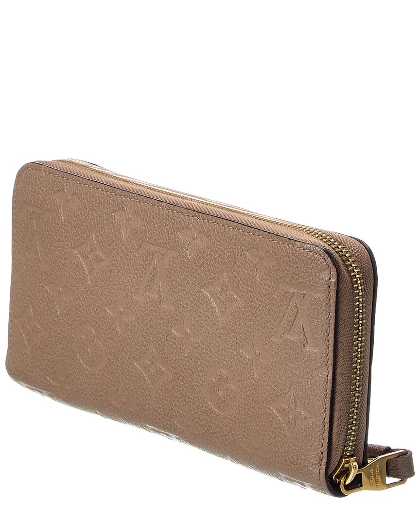 Louis Vuitton Louis Vuitton Beige Empreinte Leather Zippy Wallet Nm (Authentic Pre-Loved)