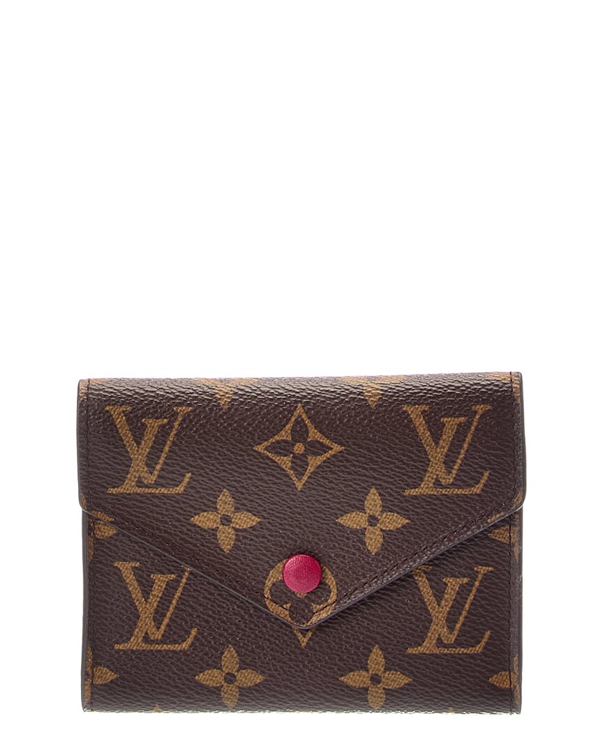 Louis Vuitton Louis Vuitton Brown Coated Canvas Victorine (Authentic Pre-Loved)