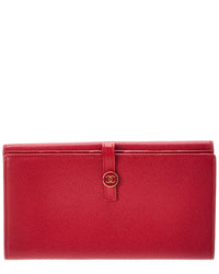 Chanel Chanel Coco Button Bifold Purse (Authentic Pre-Loved)
