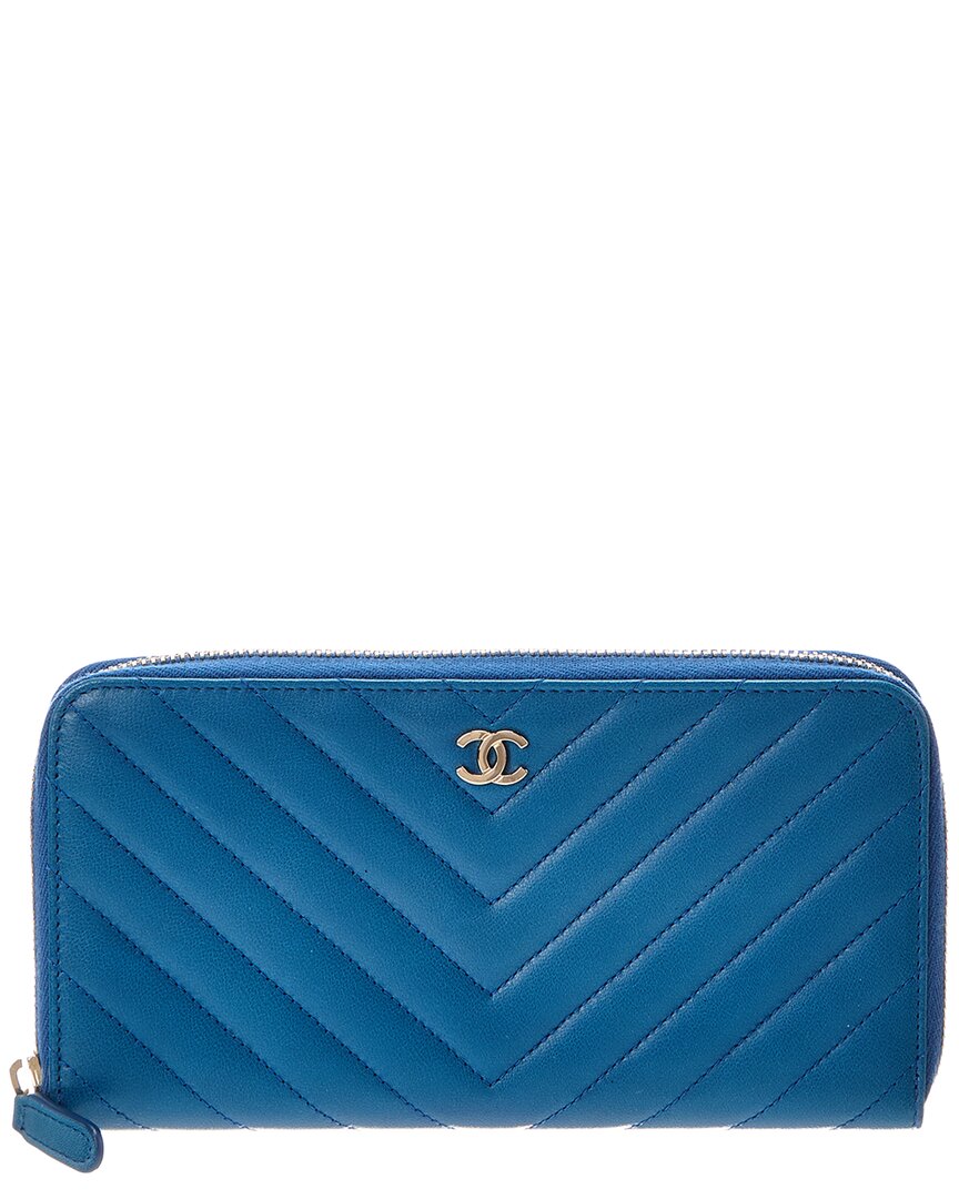 Chanel Chanel V Stitch Around Long Wallet (Authentic Pre-Loved)