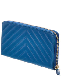 Chanel Chanel V Stitch Around Long Wallet (Authentic Pre-Loved)
