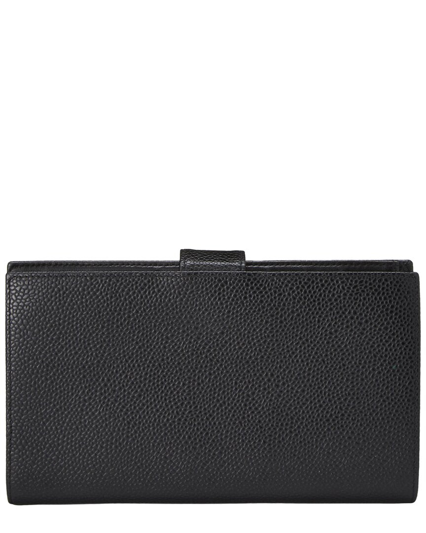 Chanel Chanel Black Caviar Leather Caviar 'Cc' Timeless Long Wallet (Authentic