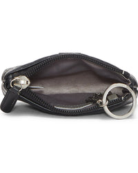 Chanel Chanel Black Embossed Leather Camellia Coin Purse (Authentic Pre-Loved)