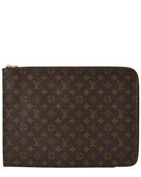 Louis Vuitton Louis Vuitton Brown Monogram Canvas Poche Documents Gm (Authentic Pre-Loved)