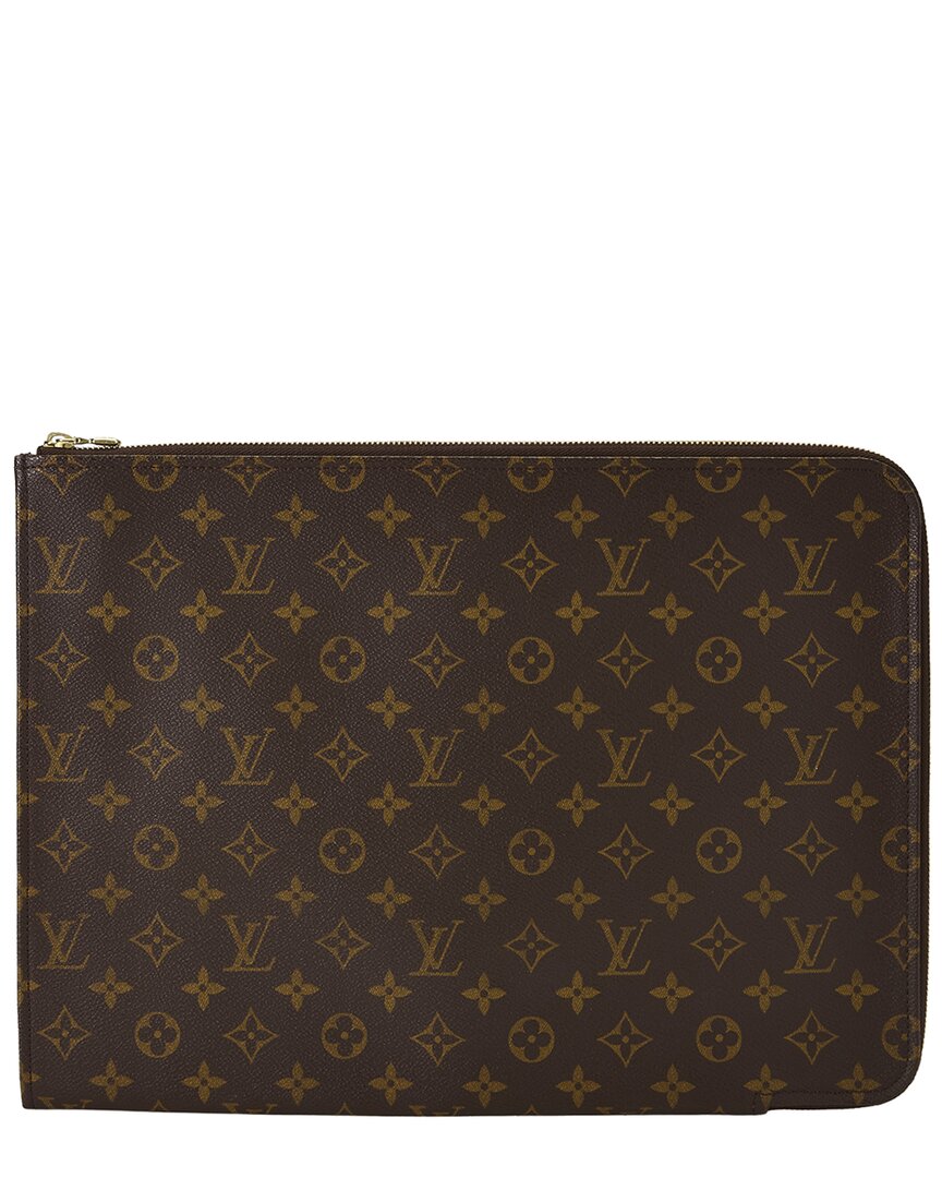 Louis Vuitton Louis Vuitton Brown Monogram Canvas Poche Documents Gm (Authentic Pre-Loved)